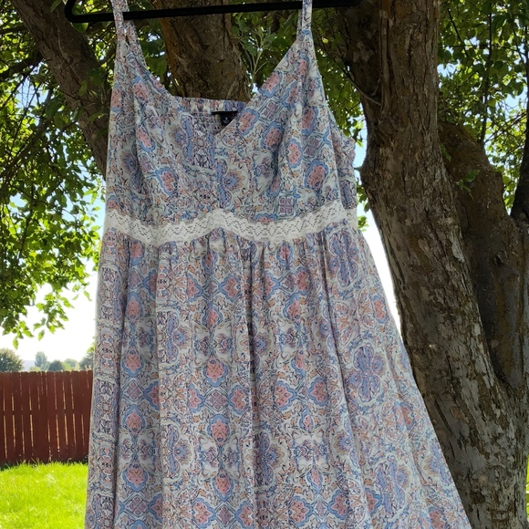 Torrid Boho Maxi Dress Floral Size 3 - Picture 3 of 6